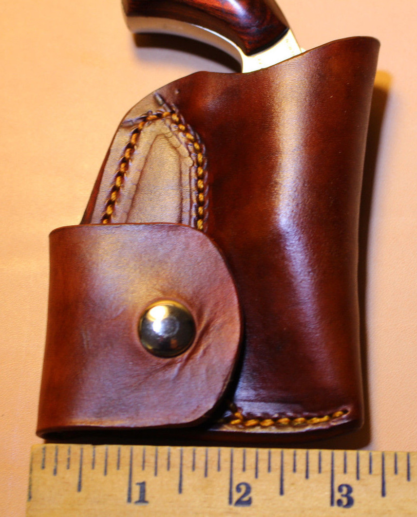 Pocket holster & ammo pouch NAA 22 Mag 1 1/8 or 1 5/8 - Leather- fits RangerII