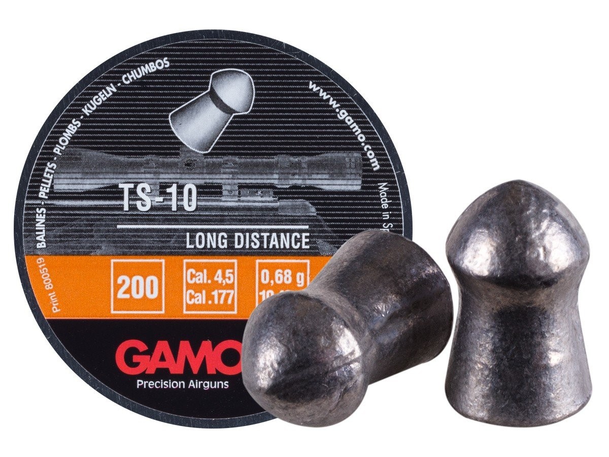 Gamo TS-10 Long Distance Air Rifle Pellets .177 Caliber 200 Count 632174854