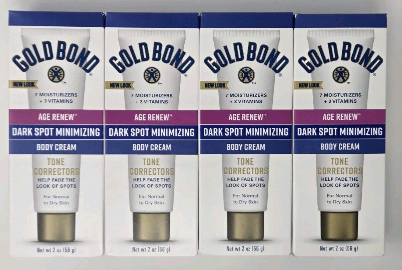 (4) Gold Bond Ultimate Dark Spot Minimizing Body Cream [4 Pack] (2 Oz.)