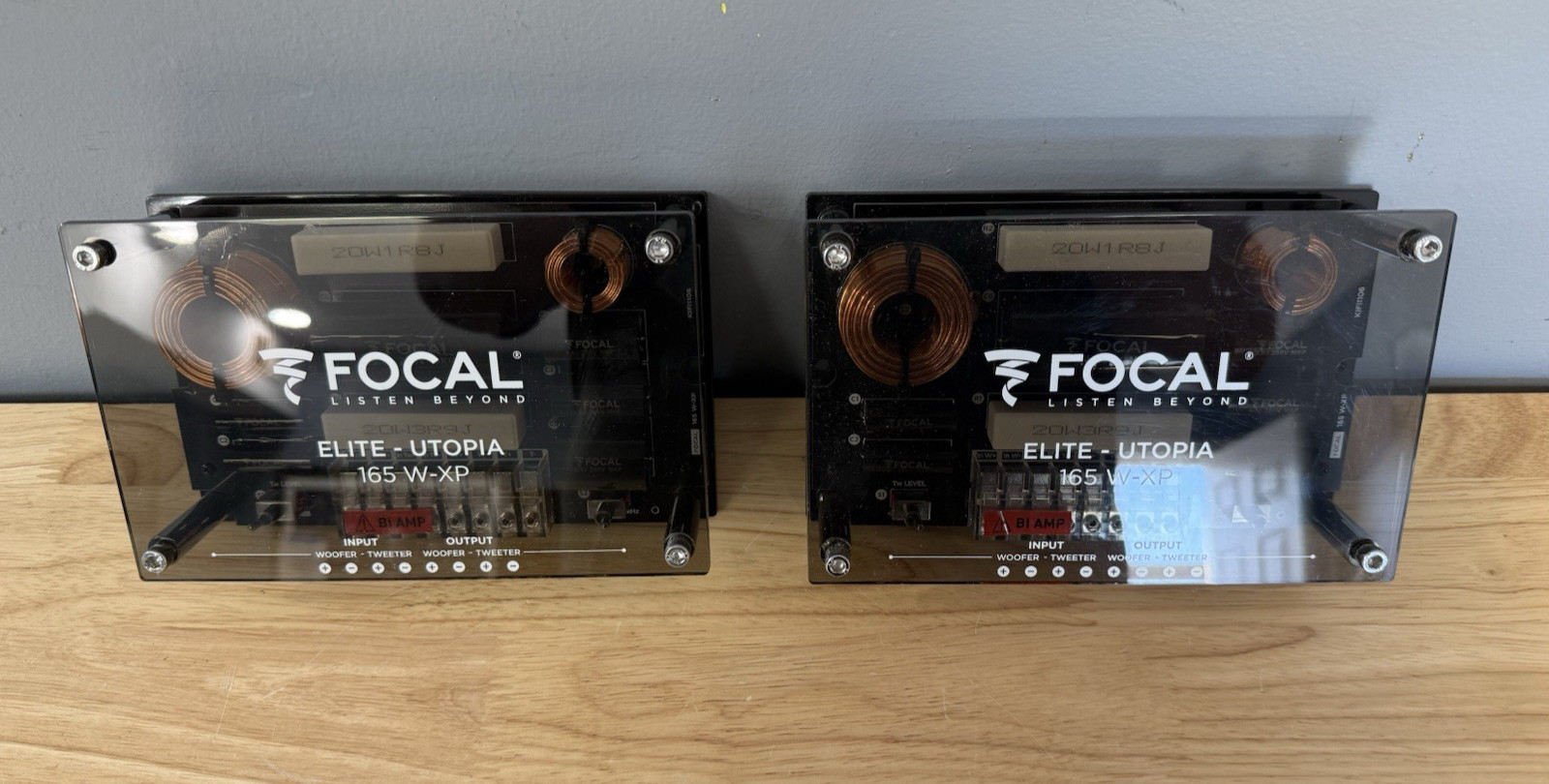 FOCAL XO/165W-XP ELITE UTOPIA CAR AUDIO 2-WAY CROSSOVERS  MIDS & TWEETERS PAIR