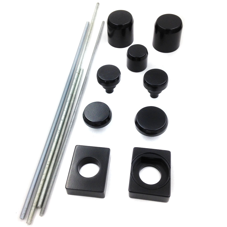 Motorcycle Black Fork Axle Caps Covers For 2006-2009 Kawasaki ZX14 ZX14R ZX-14R