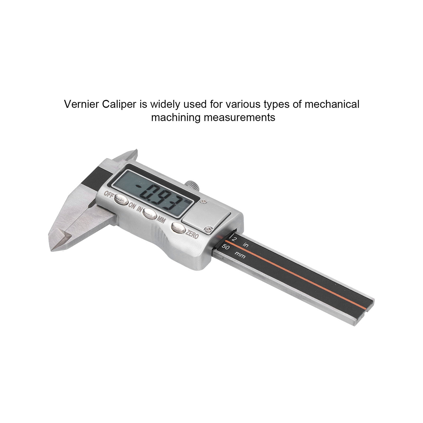 Vernier Caliper 0‑50mm Portable Mini Digital Rust Industrial Measuring Tool