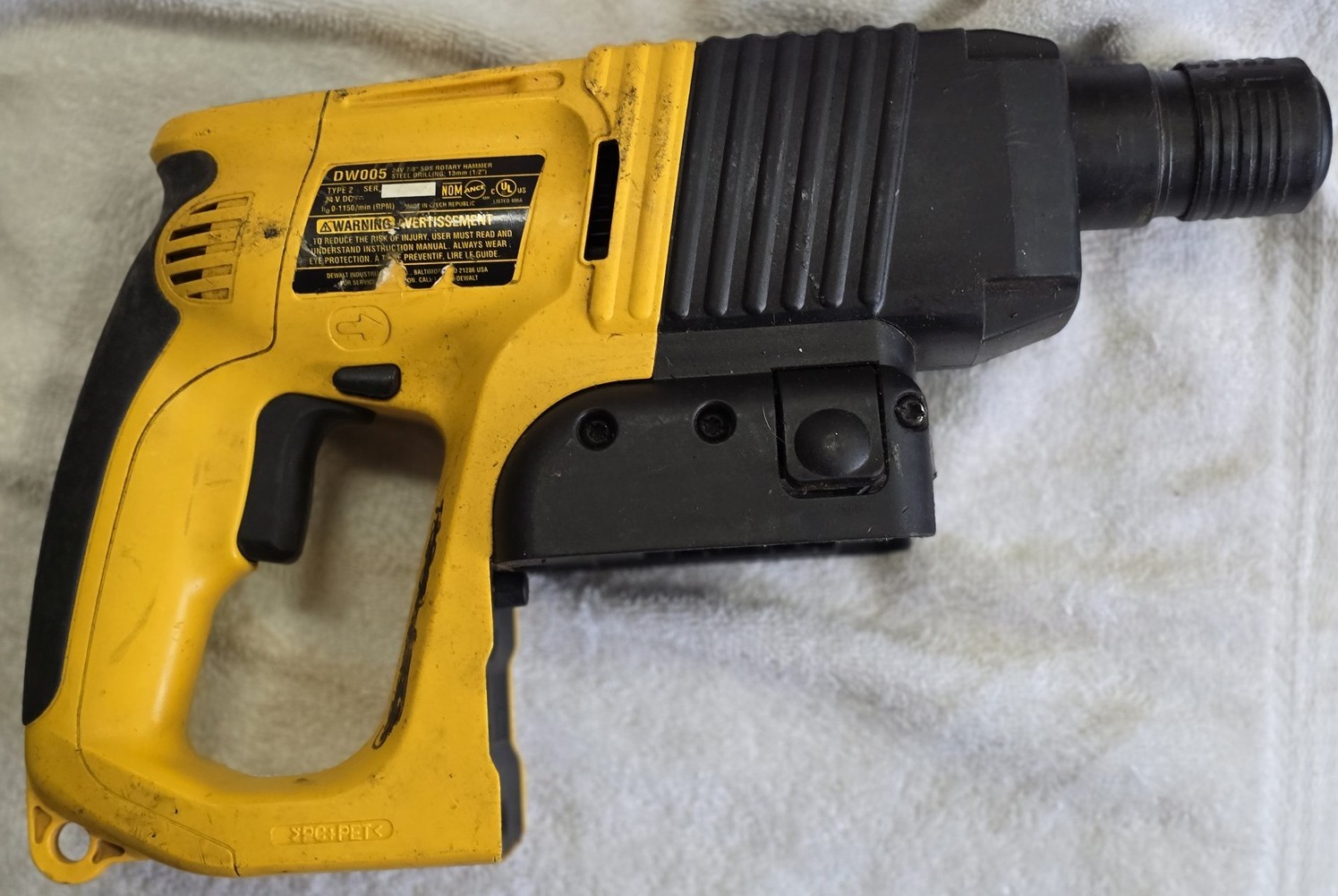 Dewalt 24 Volt DW005 7/8" SDS Rotary Hammer Drill cordless