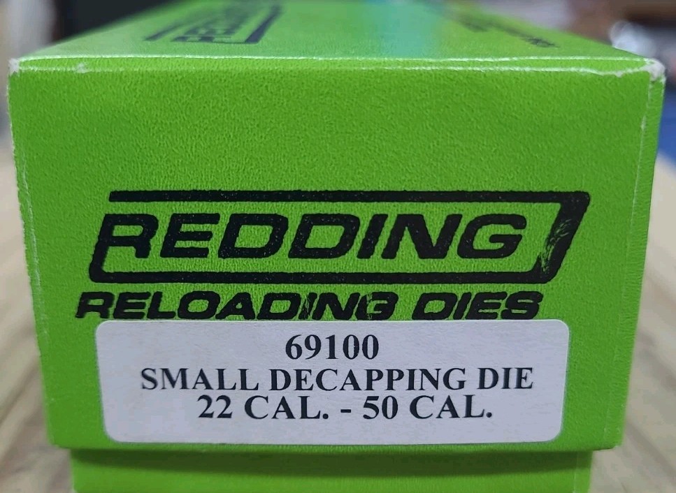 Redding Small Decapping Die for 22cal.-50 cal. (69100) - Excellent Condition