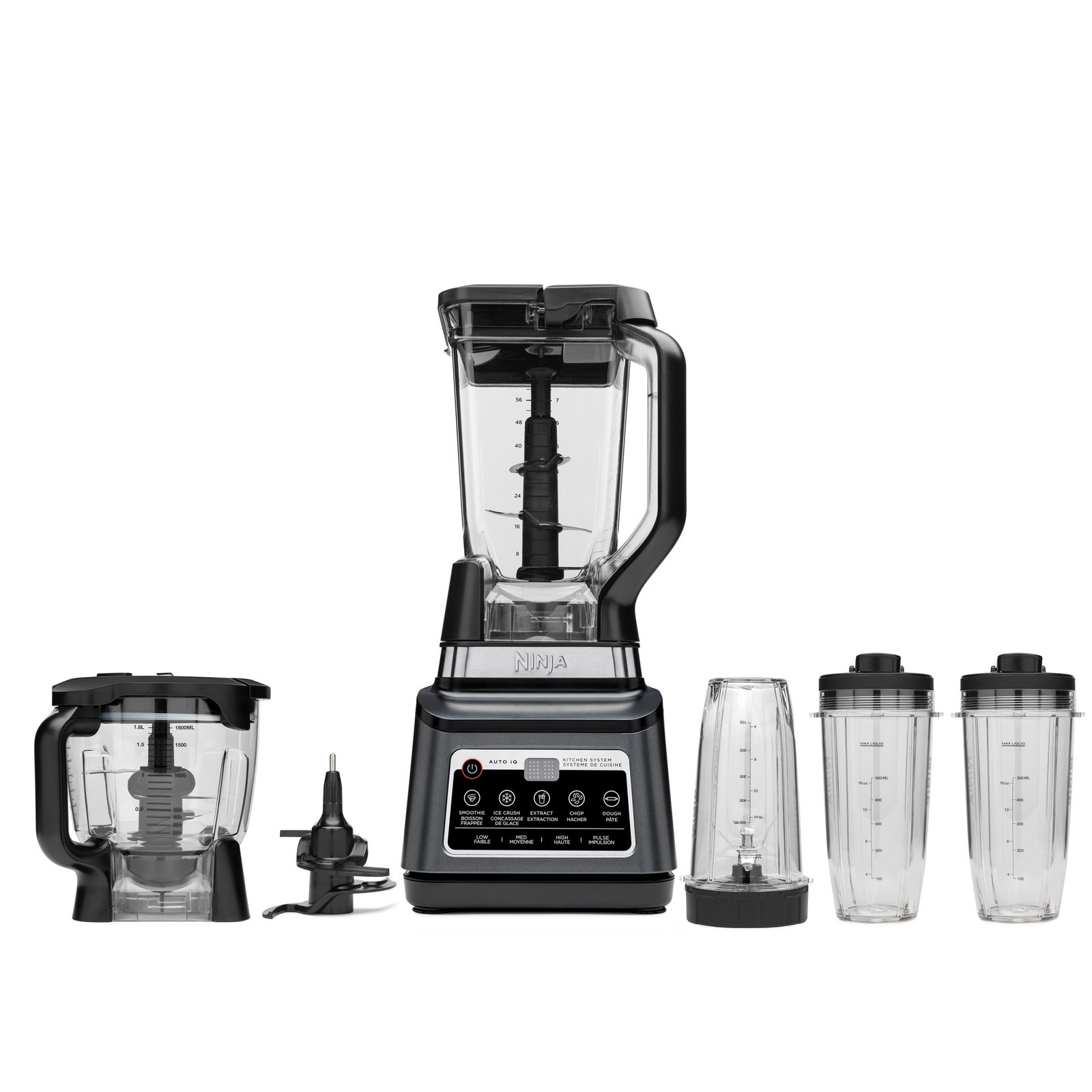 Ninja Professional Plus Kitchen System with Auto IQ 1400 Wp 5 Smoothies Function