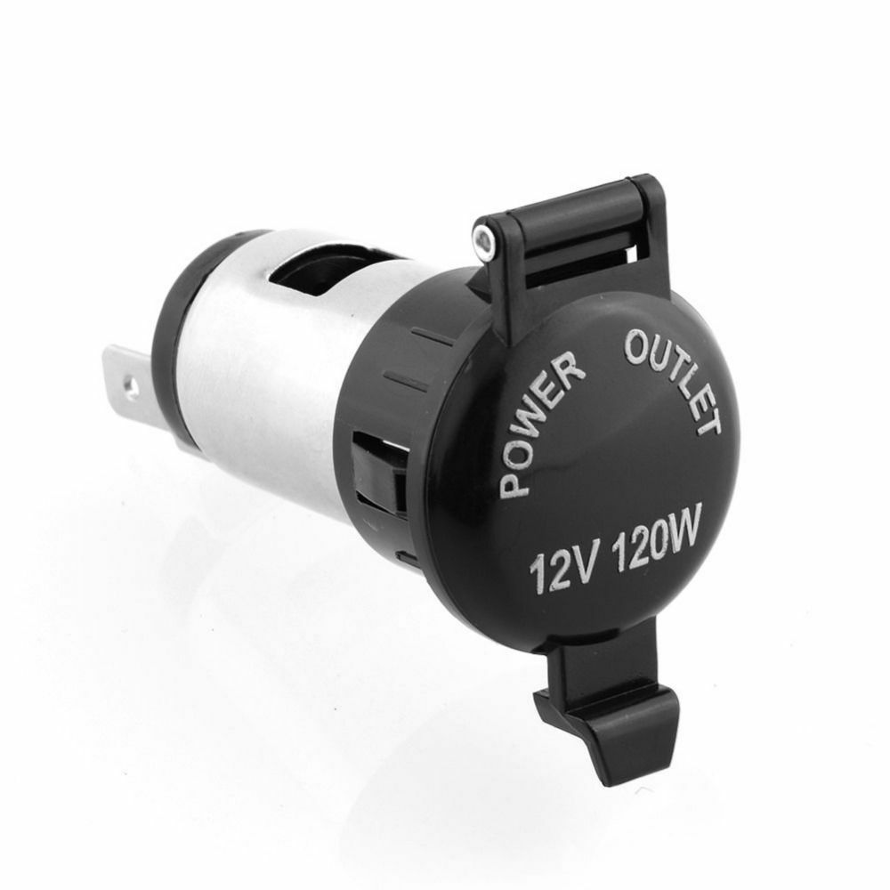 12V 120W Cigarette Lighter Power Socket Plug Outlet for Car Motorcycle Motorbike