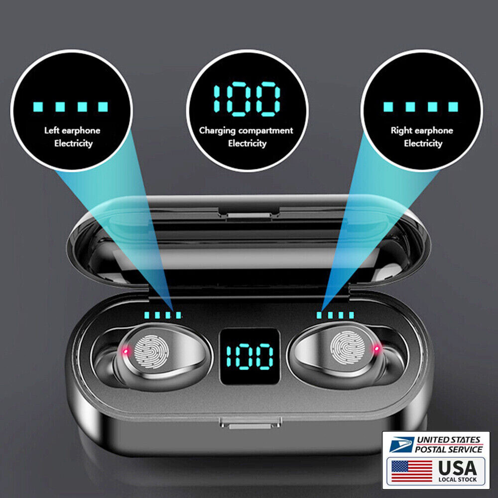 Wireless Bluetooth Earbuds Waterproof Headset Noise Cancelling Bluetooth 5.3 TWS