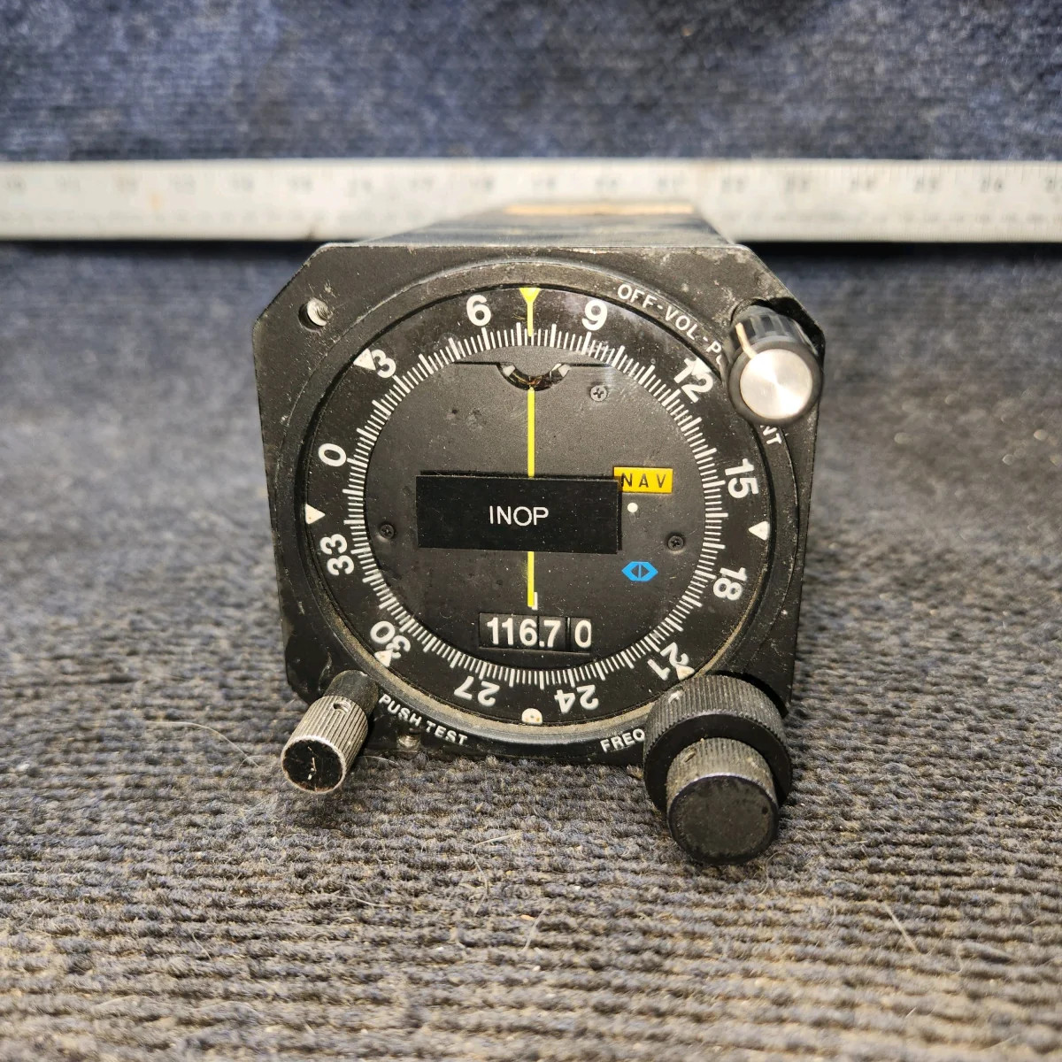 NAV-121 TSO | Narco Avionics | Cessna 172k | VOR, Localizer Navigation Indicator