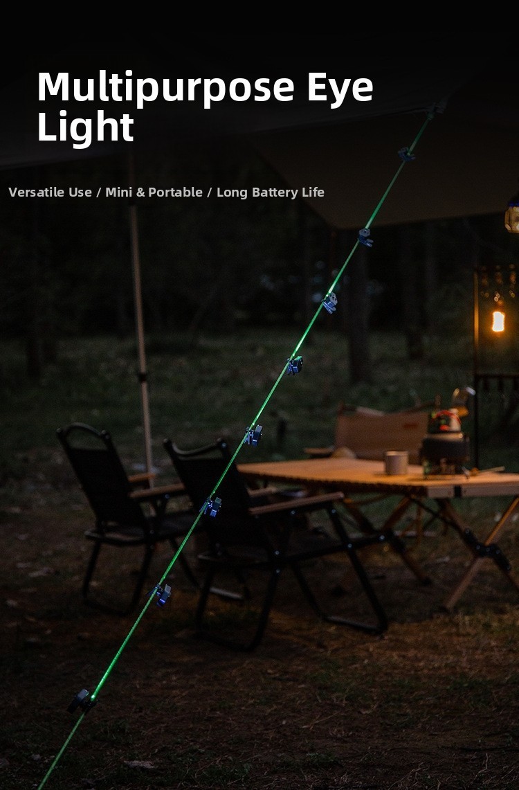 Compact LED Eyeglass Clip Lamp for Night Reading Lightweight 4 x 2.3 x 3 cm