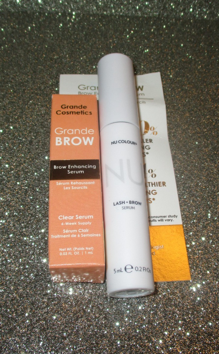 NEW Nu Colour Lash + Brow Serum by Nu Skin 5ml 0.2 oz & Grande Brow Mini 6 Weeks