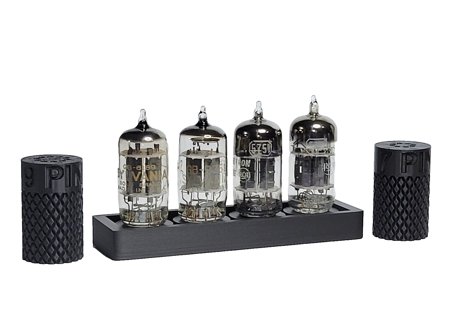 Vacuum Tube Pin Straighteners 7 Pin 9 Pin  & Quad Display Stand Holder for 9 Pin