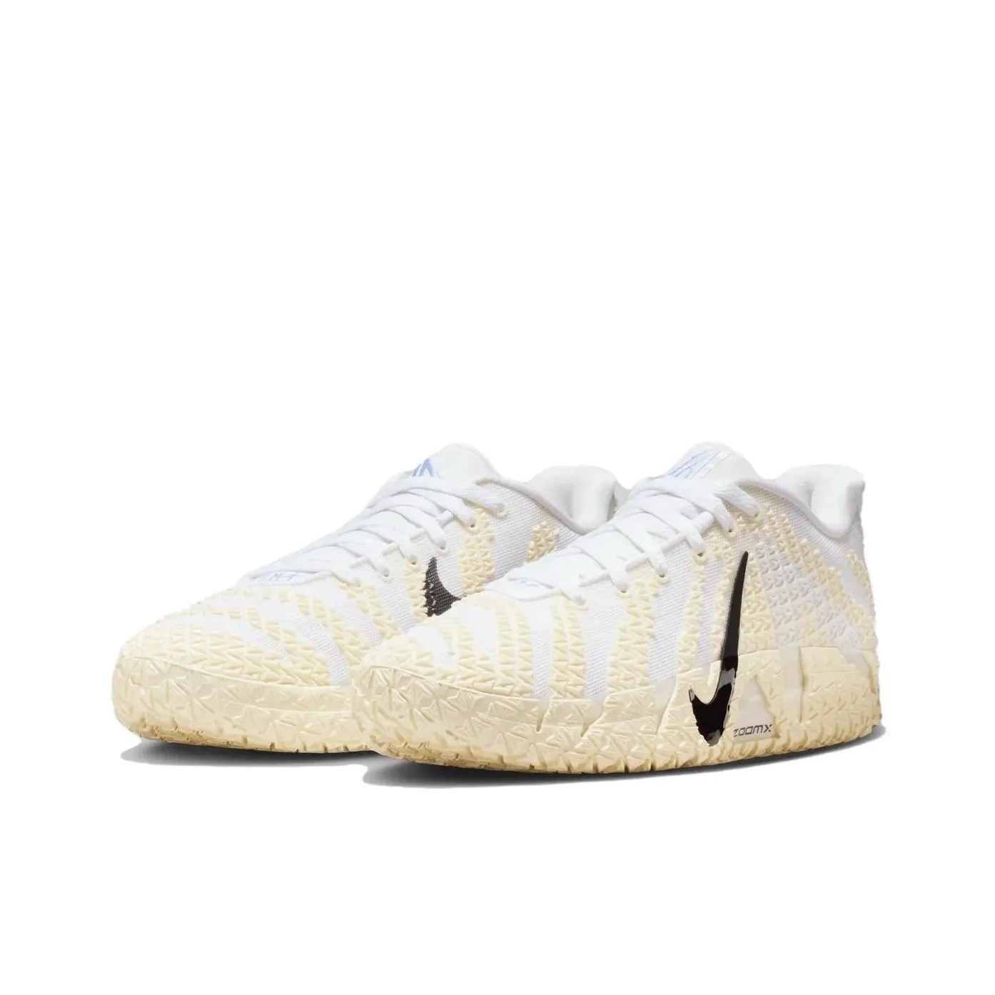Nike Men’s Low Top Athletic Sneaker Lace-Up White Beige Black