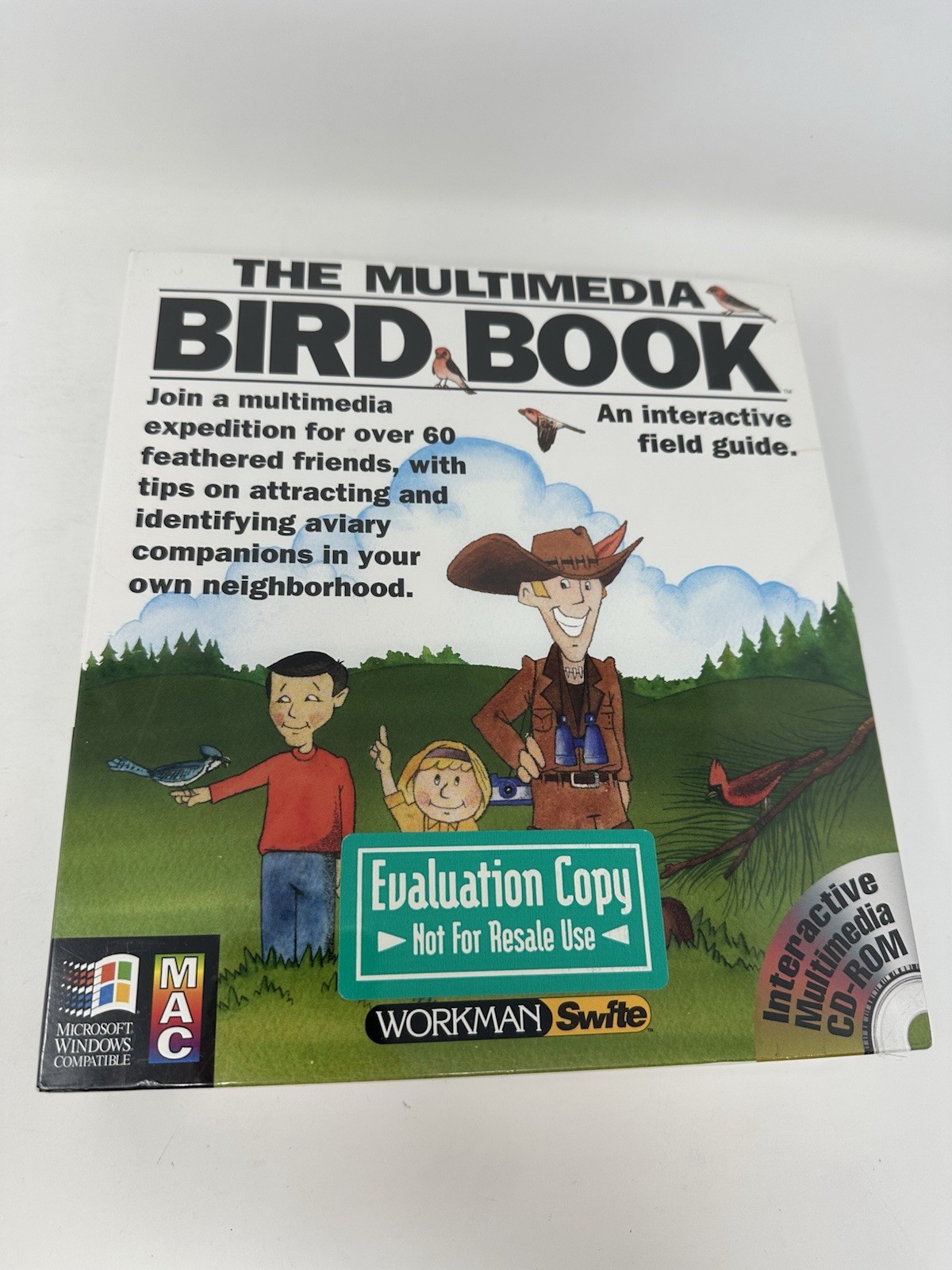 The Multimedia Bird Book CD-ROM Windows Mac NEW Sealed