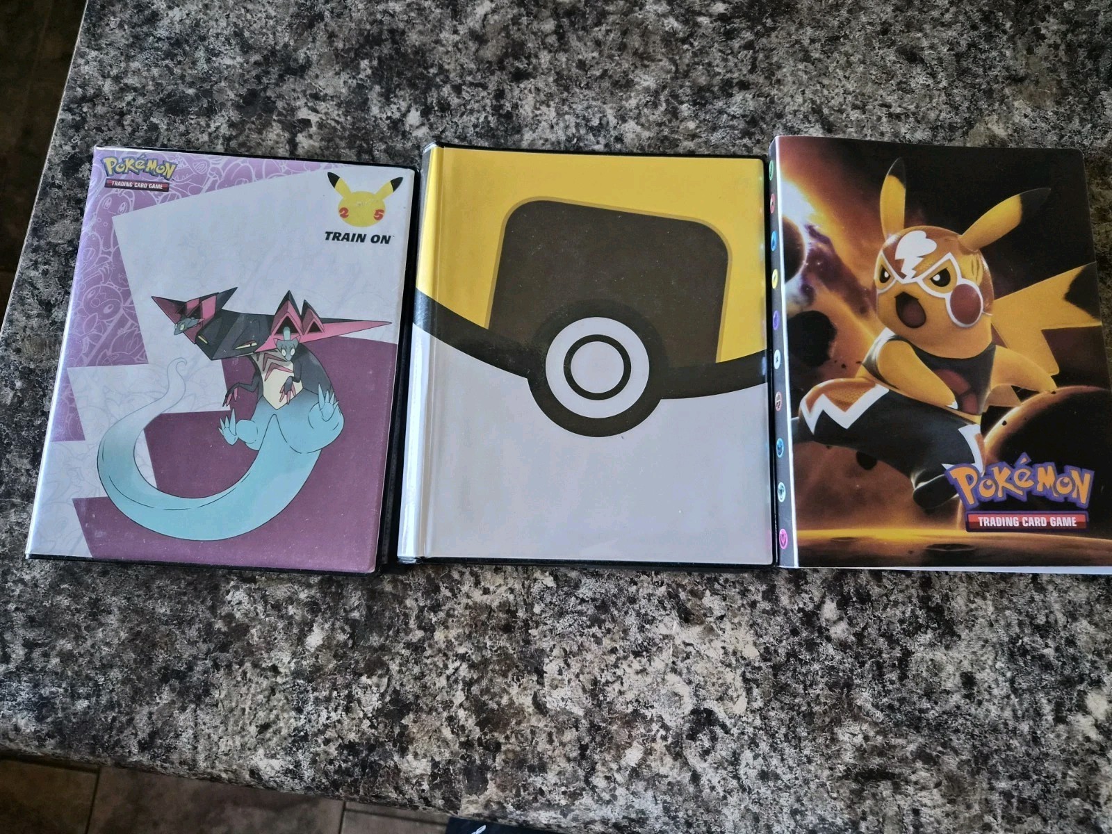 Pokemon Binders 3 Total Binders Only No Cards