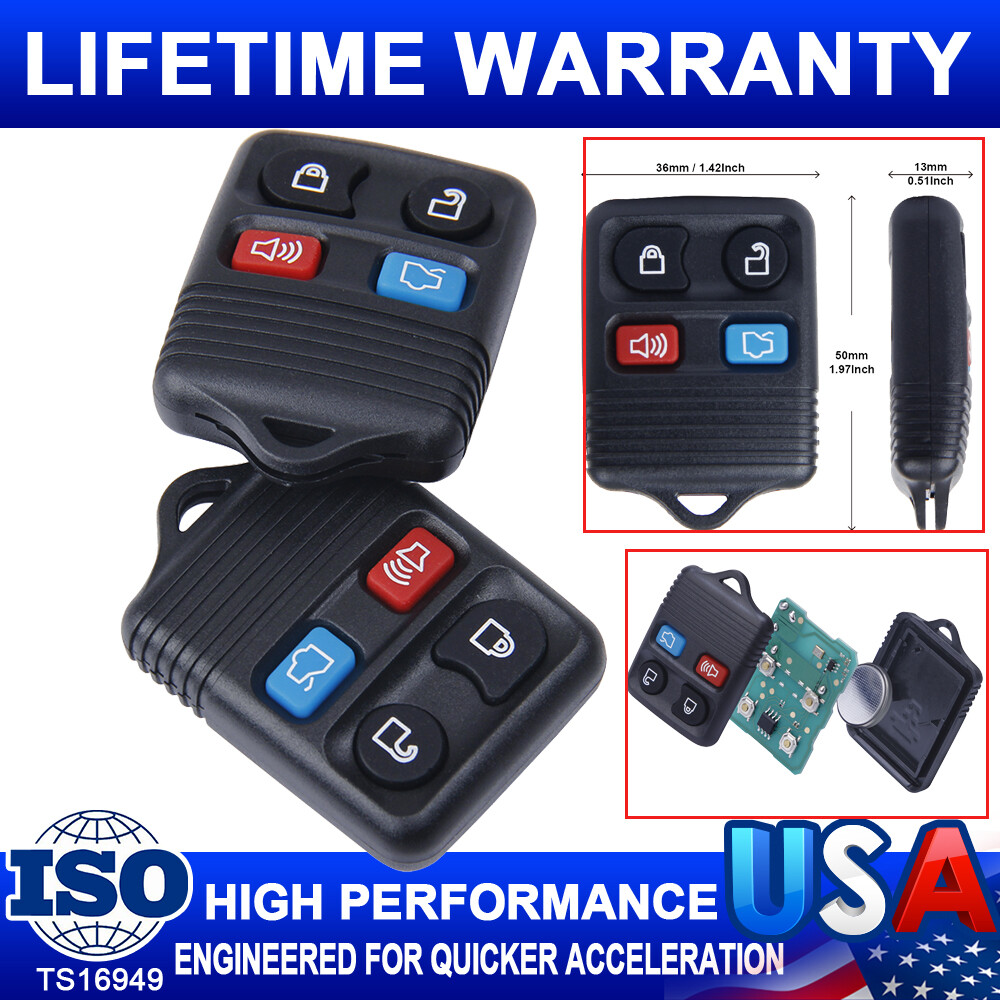 2Pack Key Fob Keyless Entry Remote For Ford Expedition Explorer Lincoln Aviator