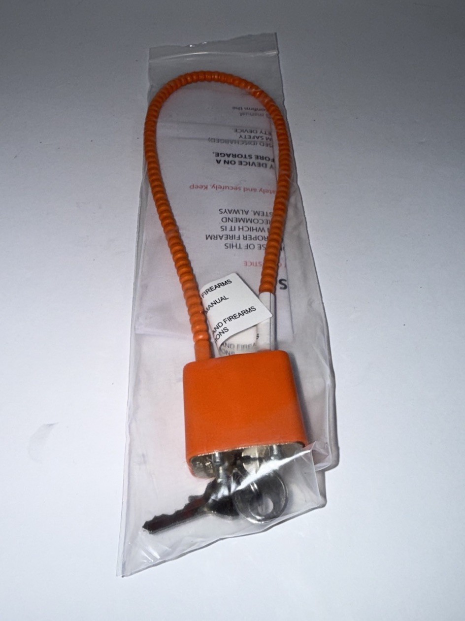Regal Firearm Gun Safety Cable Lock 15” Brand New Weapon Safety Lock With 2 Keys