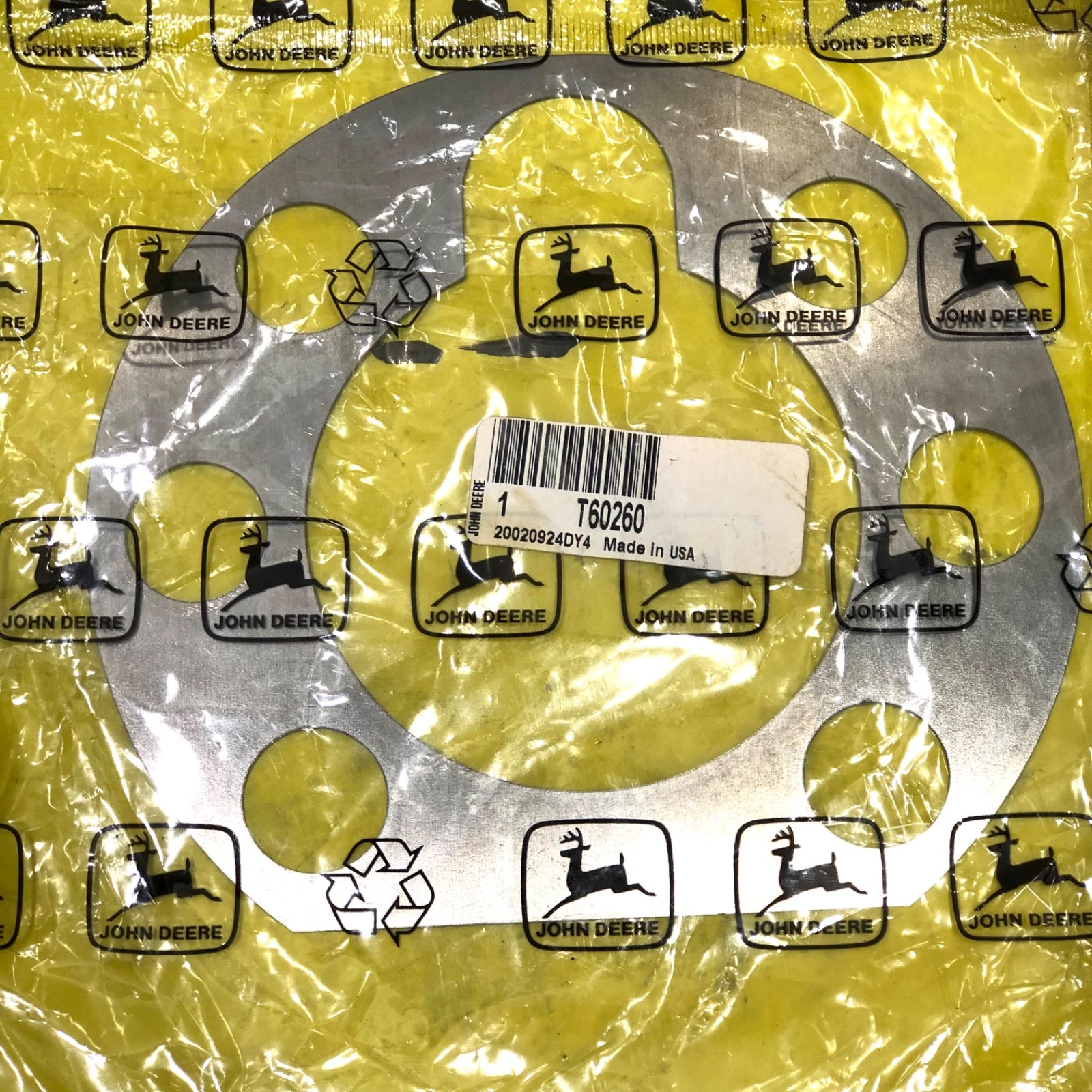 John Deere T60260 Shim