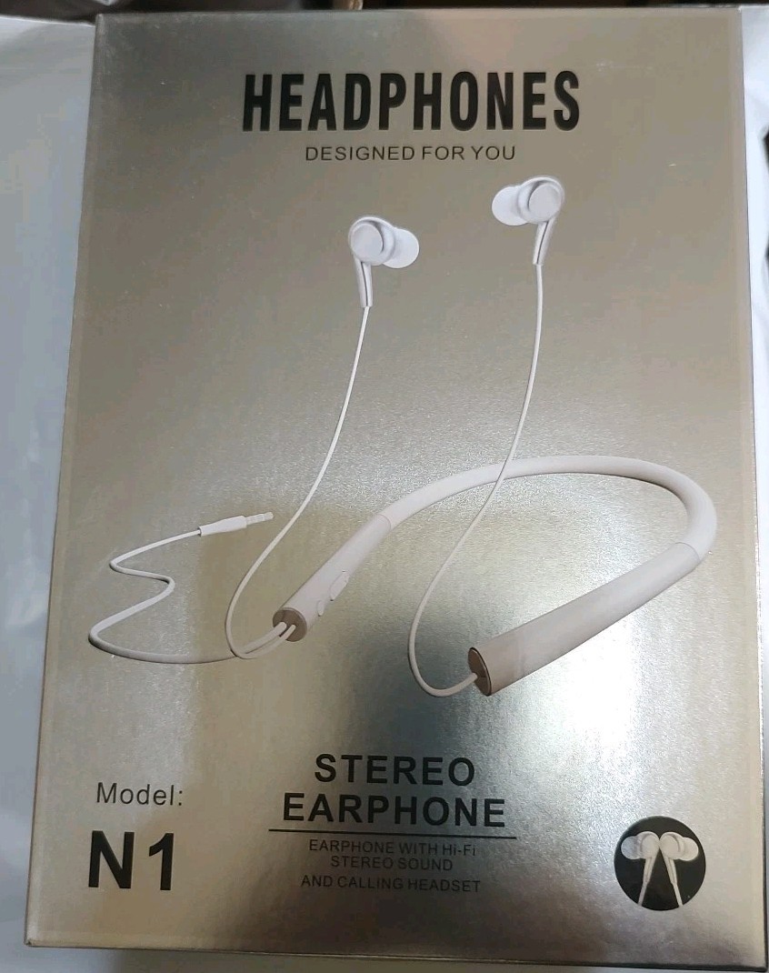 Wired Neckband Headphone SportsStereo Earphones