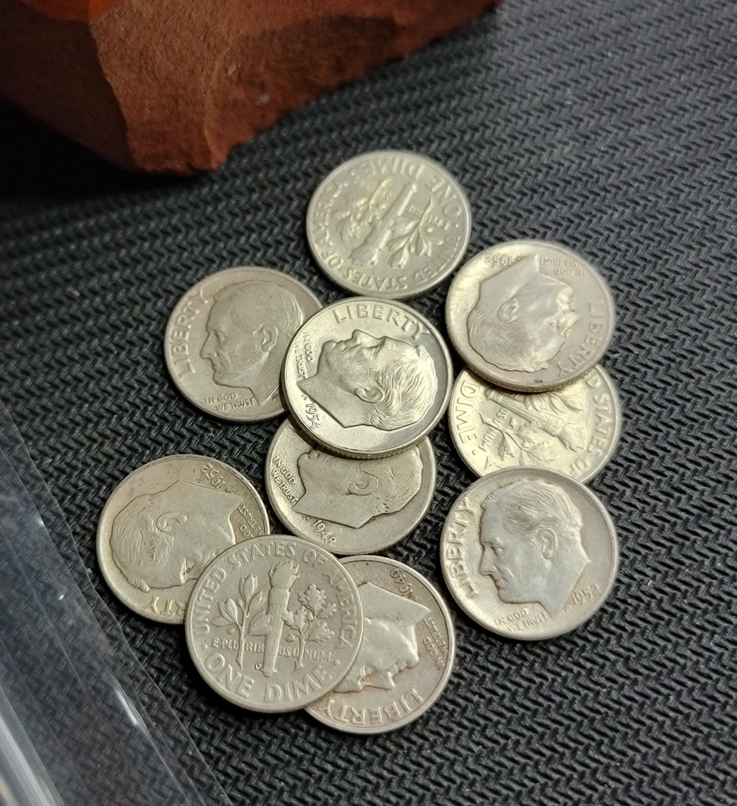 Bulk 90% American Silver 🇺🇸  10 Count - 90% Silver Roosevelt Dimes ($1 Face)