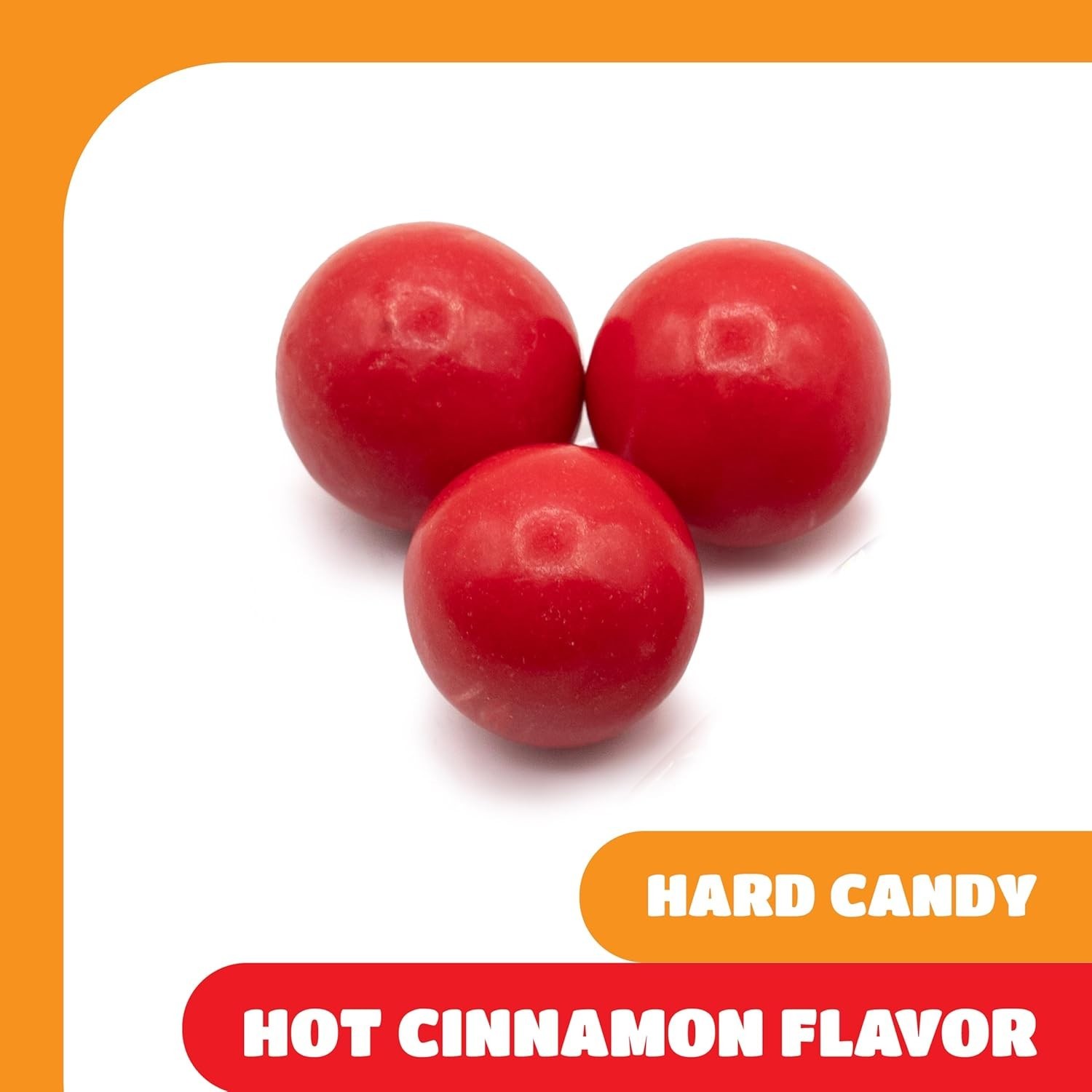 Spicy Cinnamon Jawbreakers - 2 Pound Bulk Pack (160 Count) - Cinnamon Hard Ca...