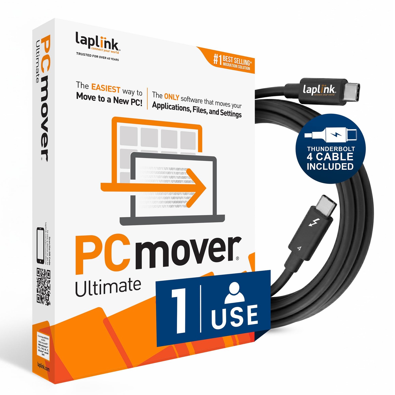 Laplink PCmover Ultimate 11 - Easy Migration of your Applications, White