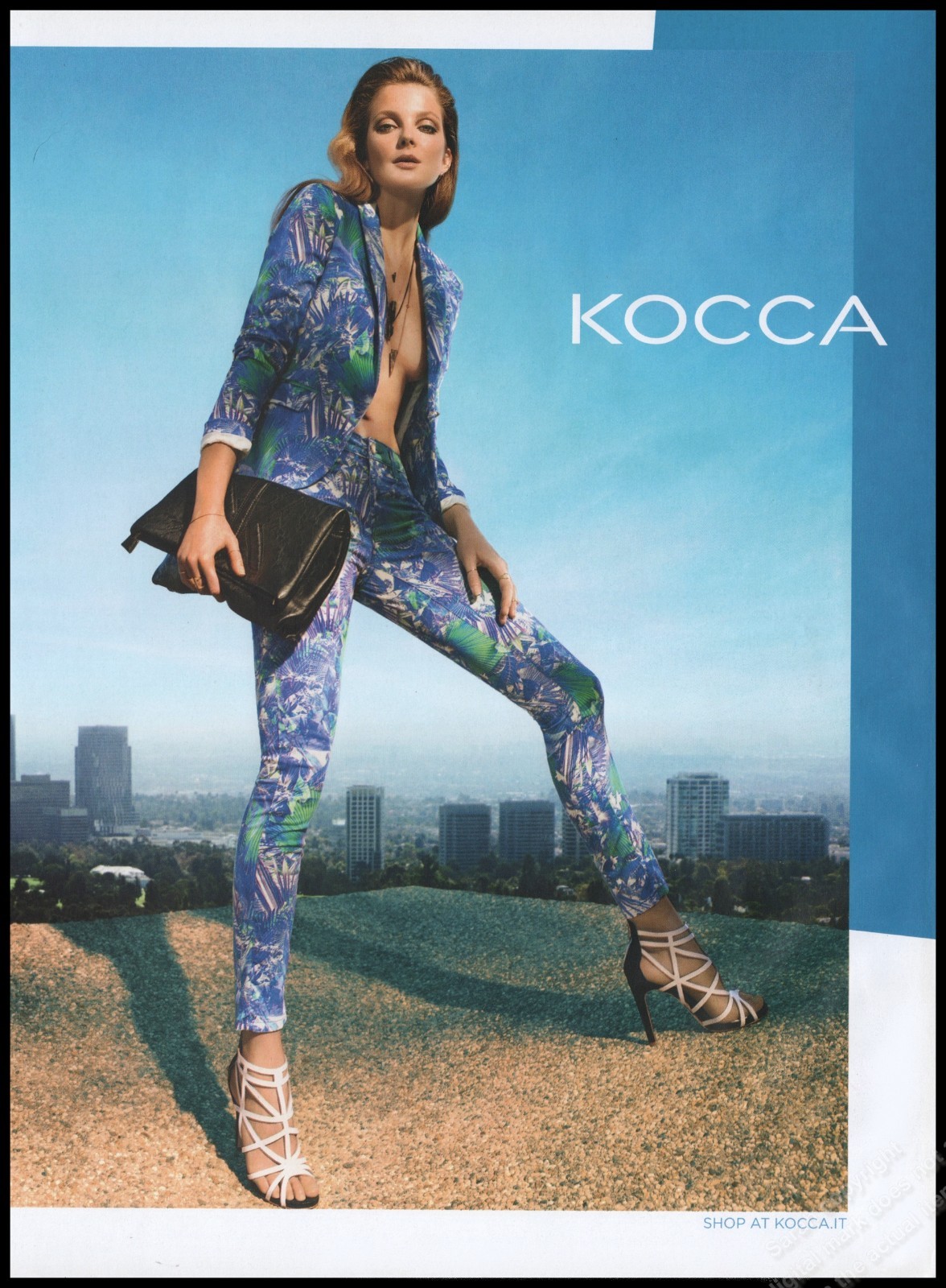High Heels kocca Magazine Print Ad Women Fashion Long Legs shoes 2004-BC