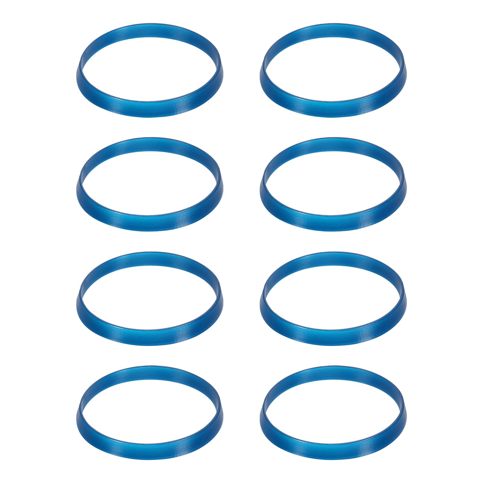 8 Pcs Seal Ring Silicone Washer, 50mm/1.97" Gasket Seals 1 7/8 Inch, Blue