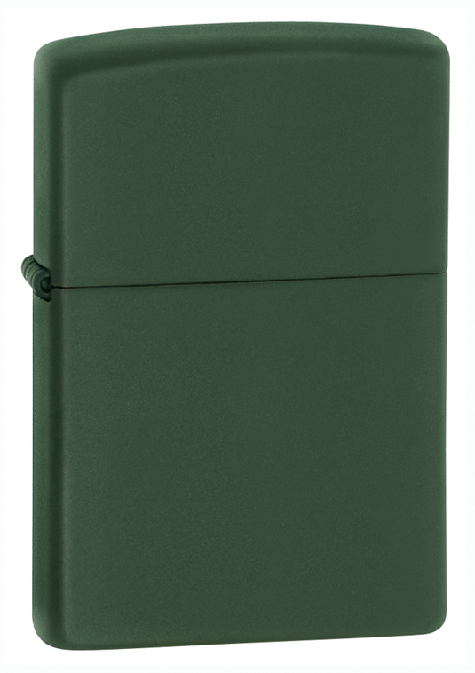 Zippo Green Matte Windproof Lighter,  Item 221, New In Box