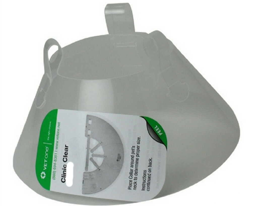 Vetone Clinic Recovery Collar Cone Dog Canine 10cm (9.25" - 10.5")