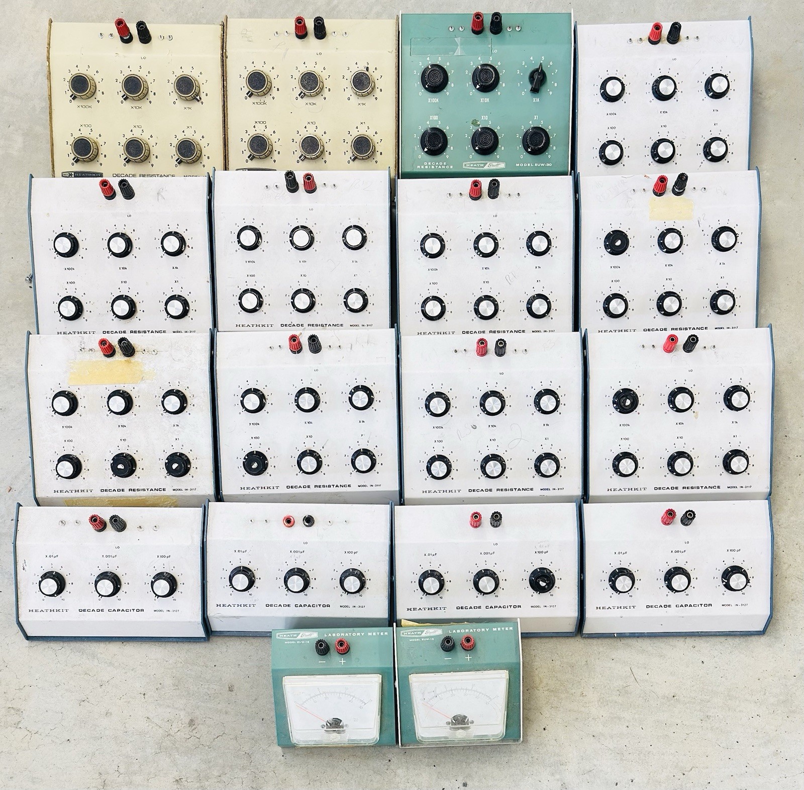 Vintage Heathkit / Heath Built Laboratory Test Equipment – 18 Piece Lot
