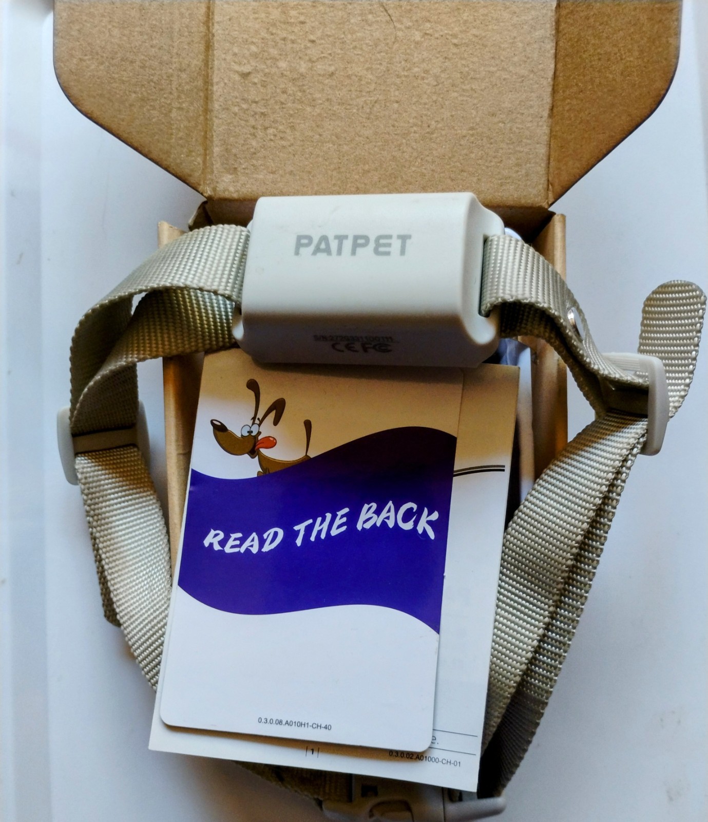 Patpet Smart Training Device A01 Bark Control Adjustable Collar Medium Size