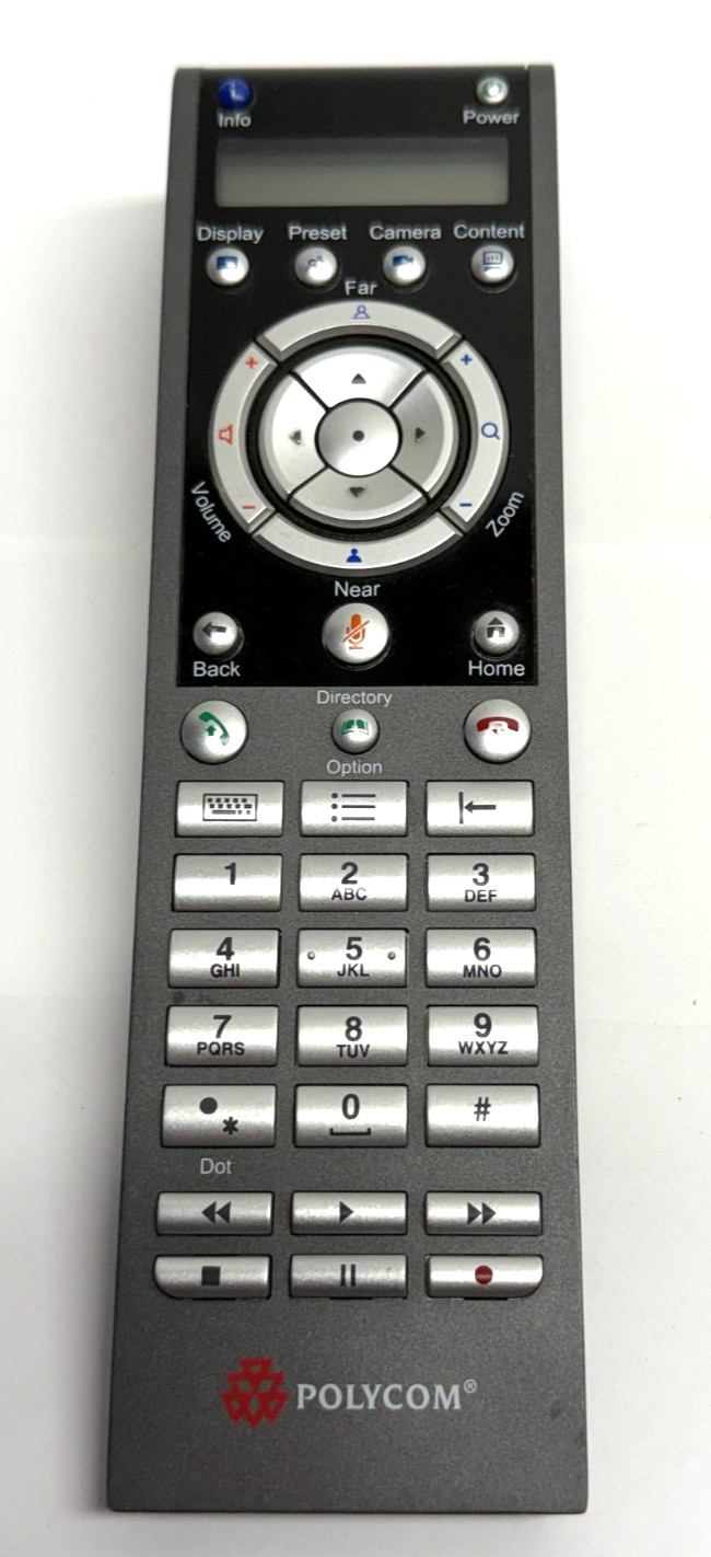 Polycom HDX Series Video Conference Remote control for HDX 6000 7000 8000 9000