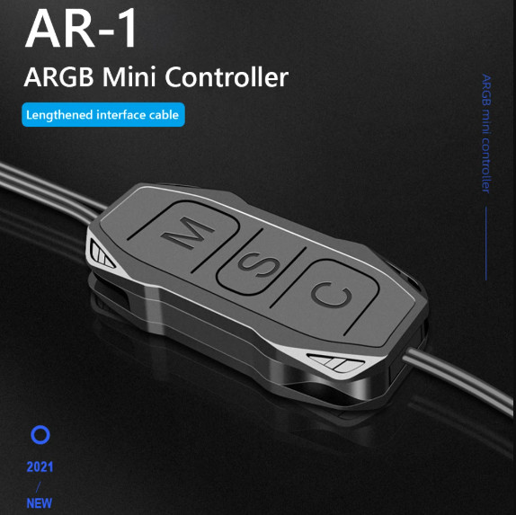AR-1 RGB Controller Cable 5V 3 Pin to SATA AURA ARGB Mini Control Controller