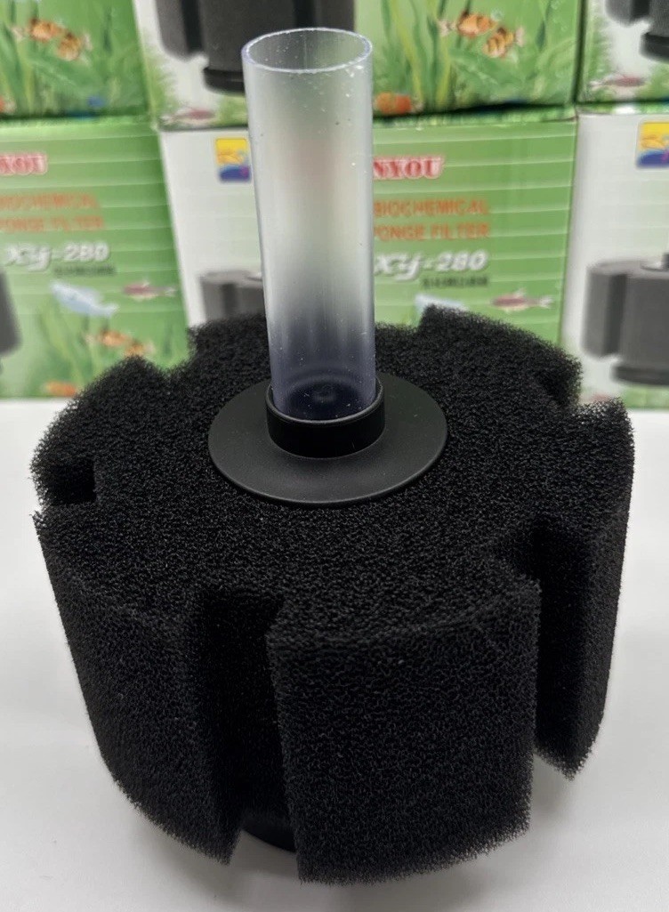 8x Pack Aquarium Sponge Filters Breeder Fry Shrimp Nano Fish Tank NEW