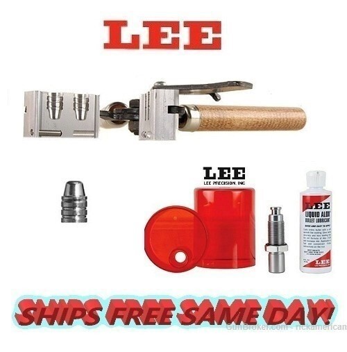 Lee 2 Cav Mold for 44 Spec, 44-40 WCF, ETC & Sizing and Lube Kit  90336