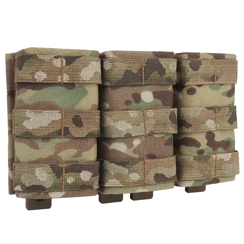Wosport Tactical Mag Pouch Triple Mag Carrier FAST 7.62mm MOLLE Pouch Military