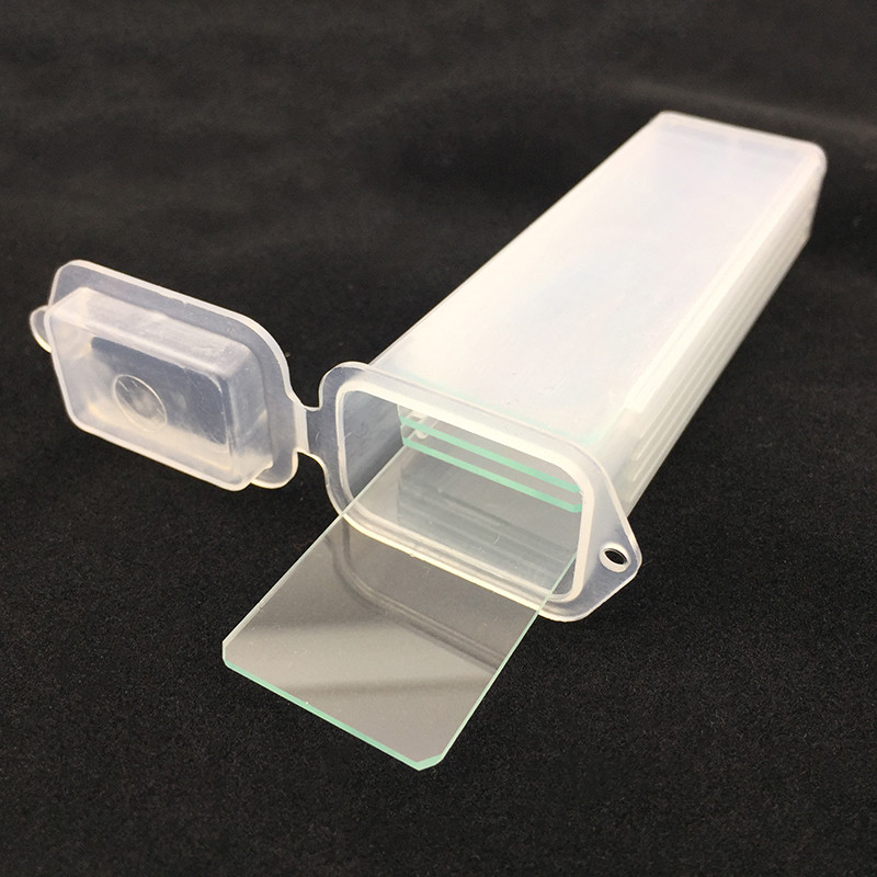 5 pcs Reusable Laboratorial Double Concave Biological Microscope Glass Slides