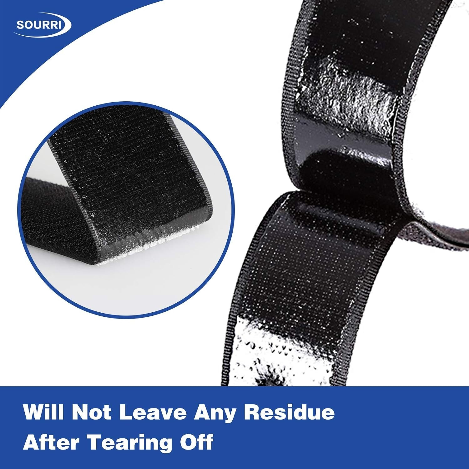 Heavy Duty 1 Inch x 26 Feet Self-Adhesive Hook and Loop Tape for Versatile Use