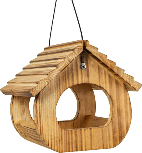 BalterFF Bird Feeders for Outdoors,Wooden Unique Seed Sunflower Food...