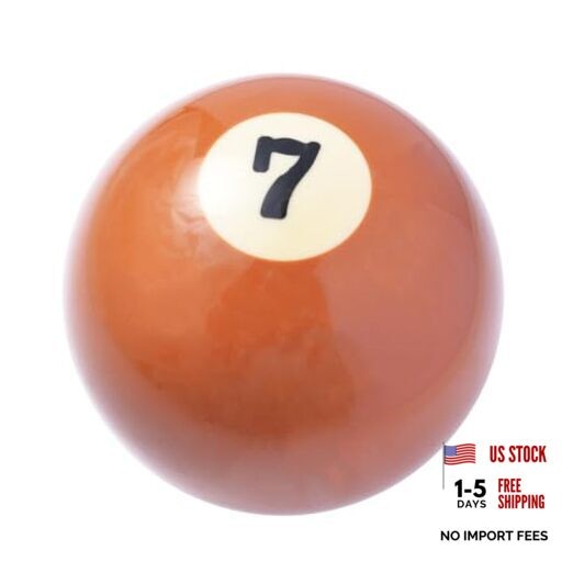Brown 7-Pack Billiard Ball Shift Gear Knobs - Stick Shifter Knob