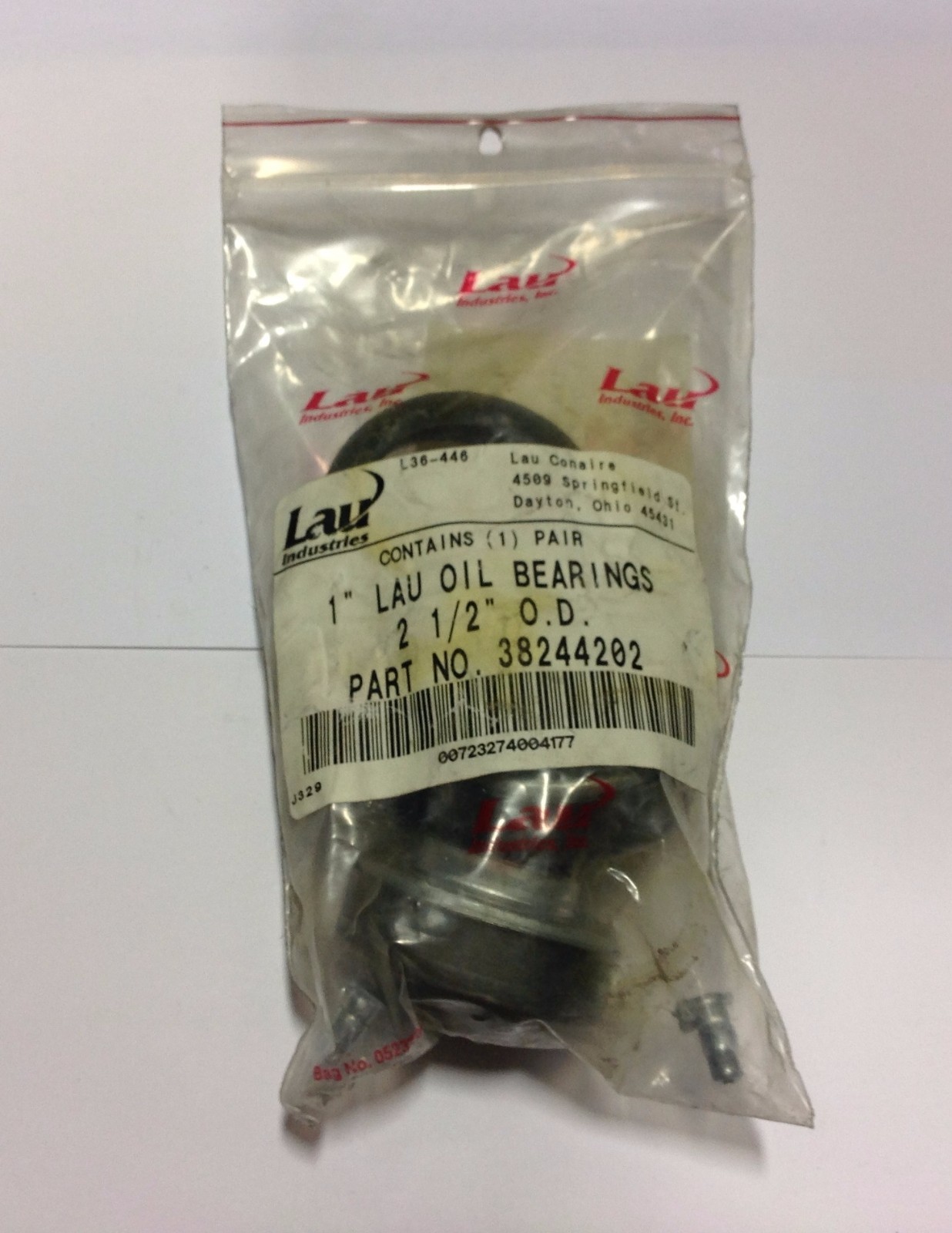 ~Discount HVAC~ LI-38244202 - Lau - 1" Oil Bearings 2-1/2" OD 38-2442-02