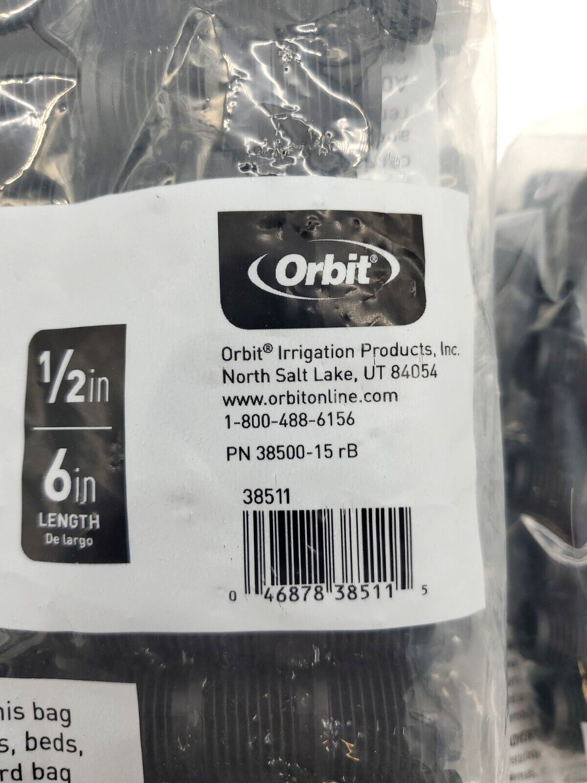 Orbit 1/2 in. X 6 in. Cut-Off Riser (10-Packs of 10=100 Total) 38511