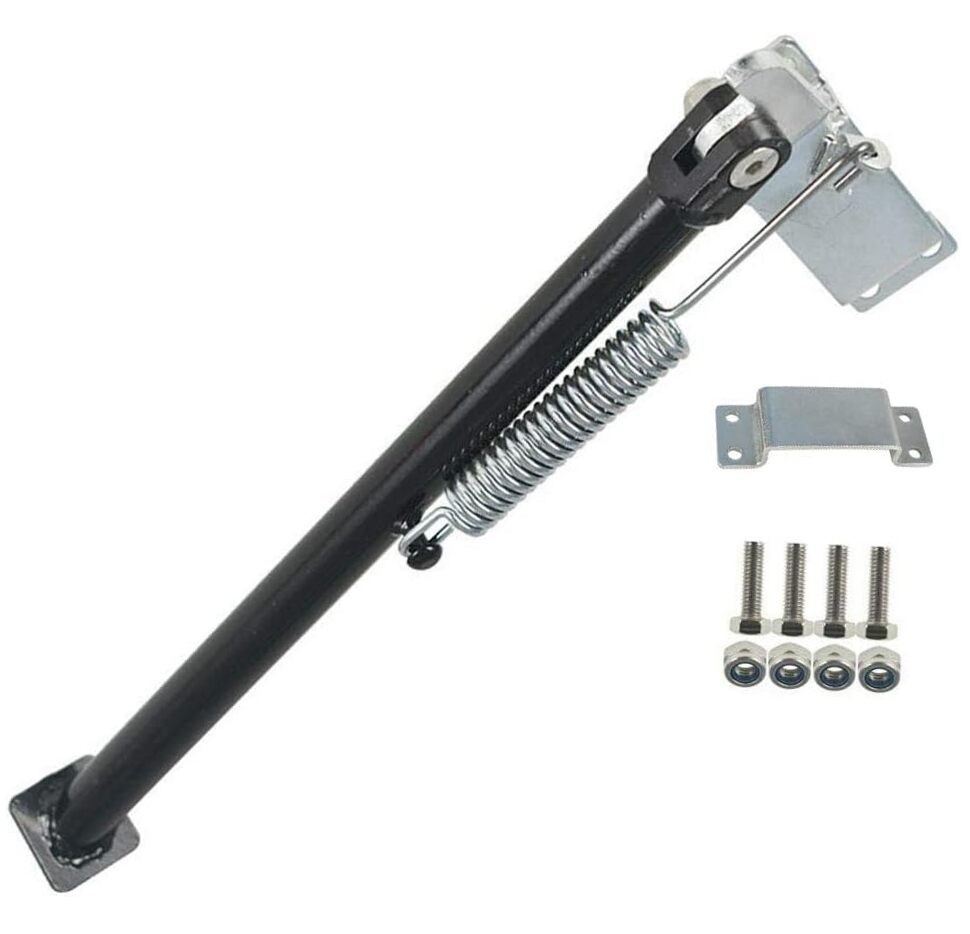 37cm 14Inch Universal Kick Stand Motorcycle Clamp On Side Dirtbike Stand Heavy