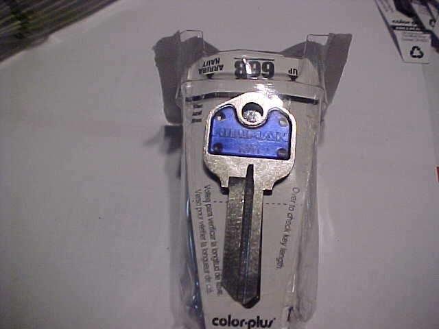 Qty 10 HILLMAN 66B  BLUE House/Office Padlock Key Blank  Cassette F Ships free