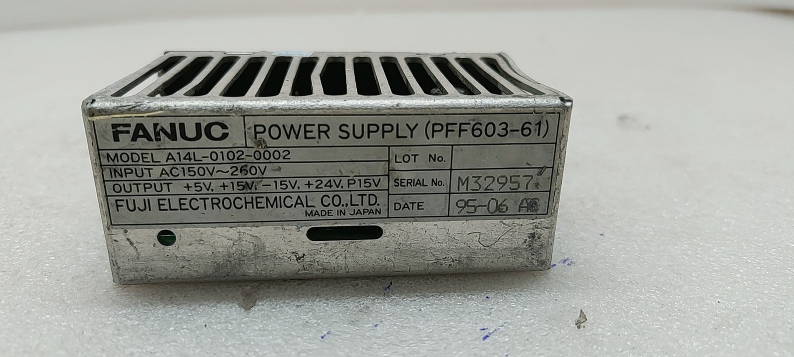 USED Fanuc A14L-0102-0002 Power Supply TESTED GOOD Condition