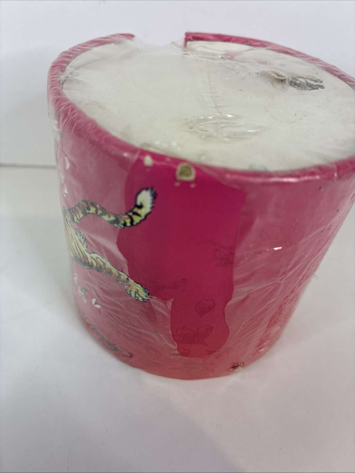 ED HARDY Tiger Pink Memo Cylinder Note Pad Round Notes Desk 600 Sheets NEW