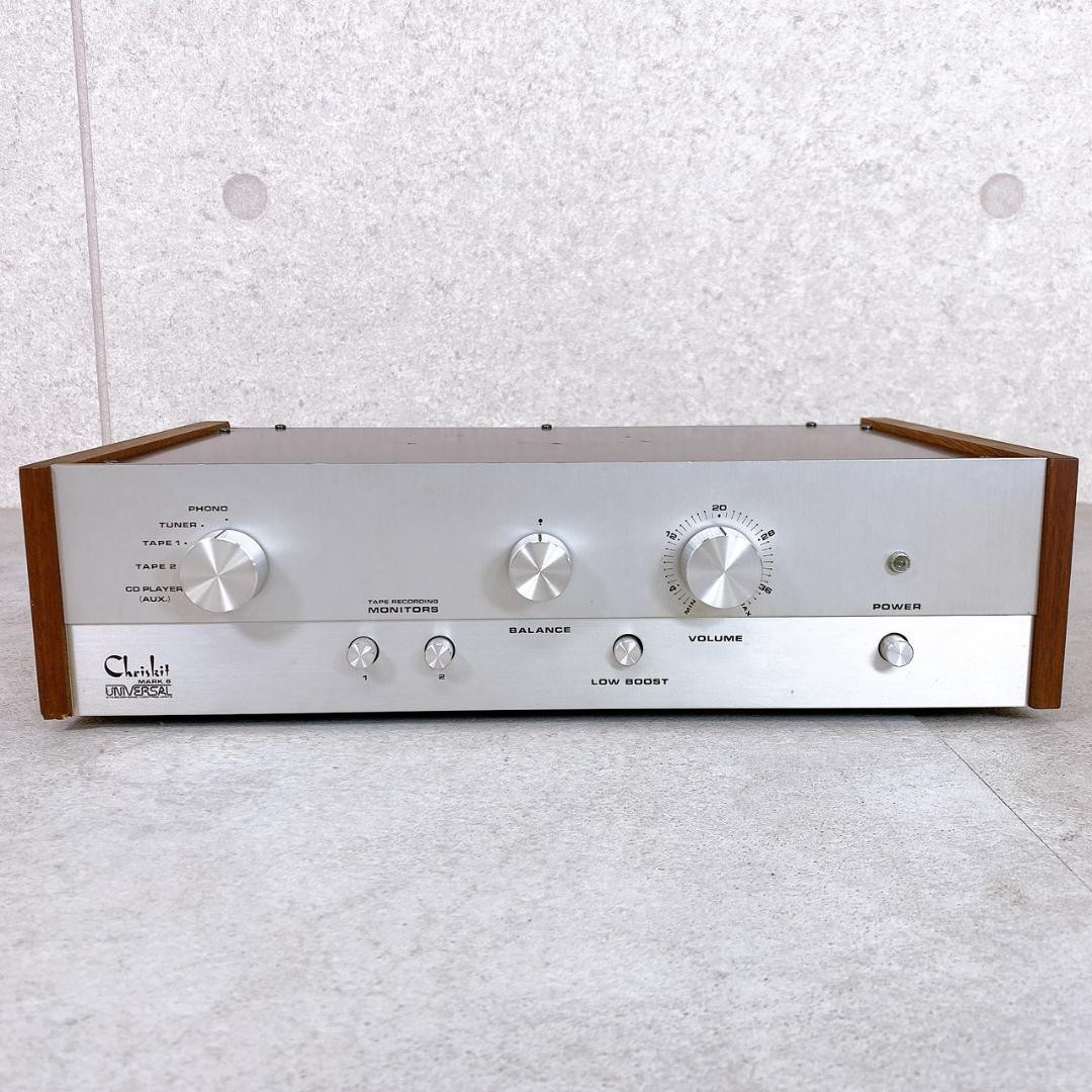 Chriskit Universal Mark 8 Tube Preamplifier Vintage Audio Preamp Used