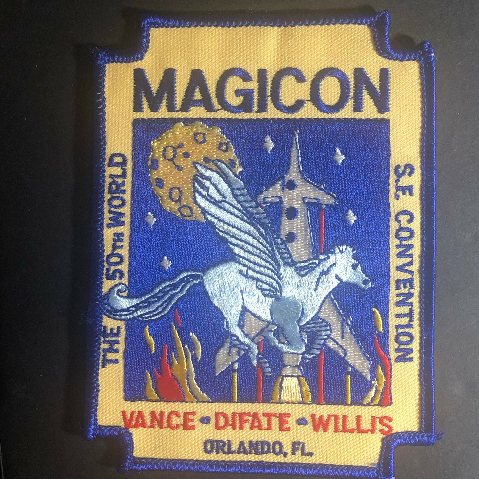 Vintage NASA Magicon S. E. Convention Orlando Embroidered Patch