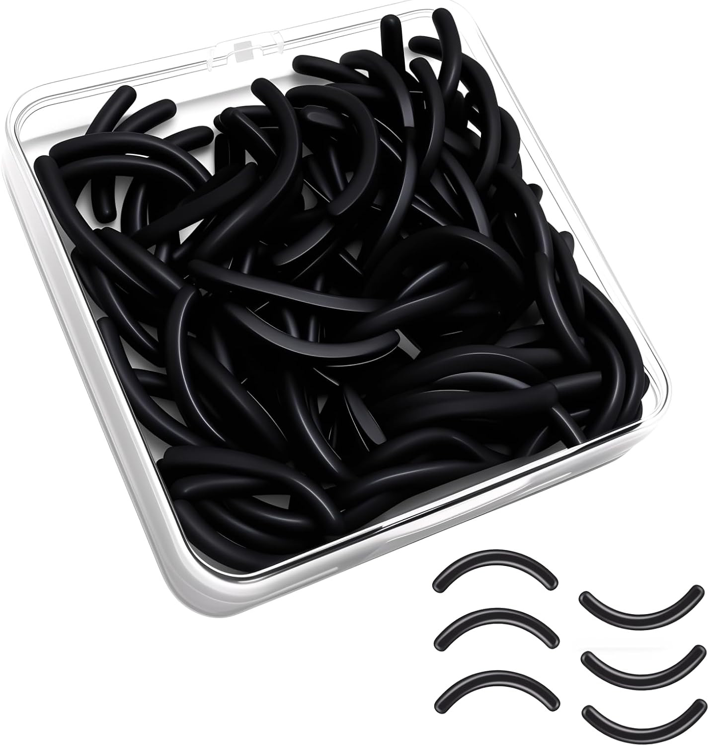 80Pack Fit for Shiseido Eyelash Curler Refill Pads | High Elasticity Silicone Re