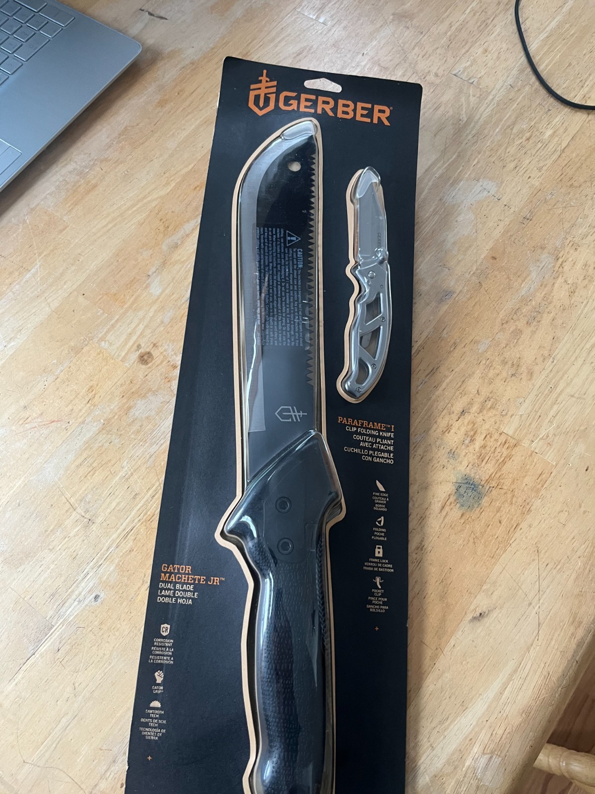 Gerber - Gator Machete Jr Dual Blade w/Sheath & Paraframe Clip Folding Knife